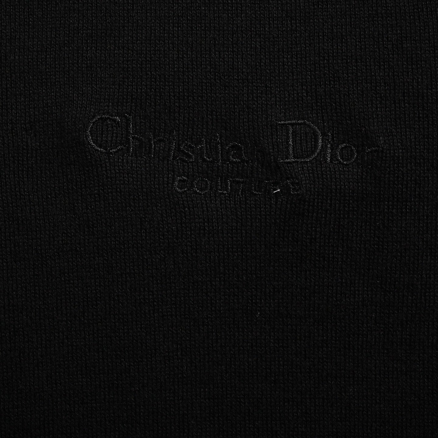 25ss Signature lettering embroidered knitted polo short sleeve