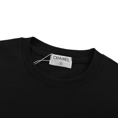 25ss pearl circle letter logo short sleeves