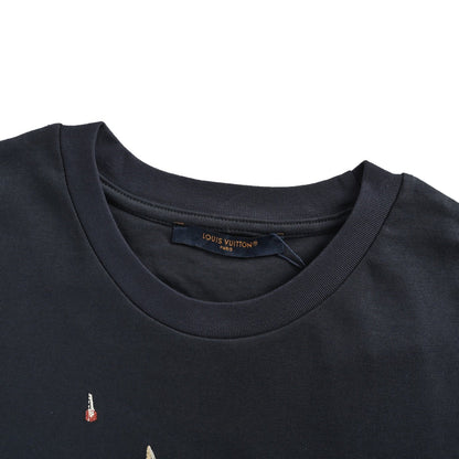 25ss sailboat embroidered logo short sleeved shirt