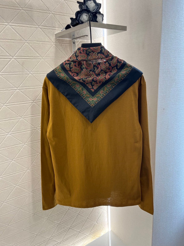 25 New Products Scarf Round Neck Top