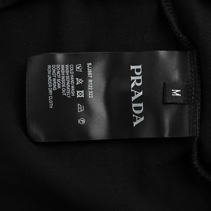 25ss Overlapping embroidered triangle logo short sleeves