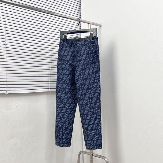 Labyrinth jacquard trousers