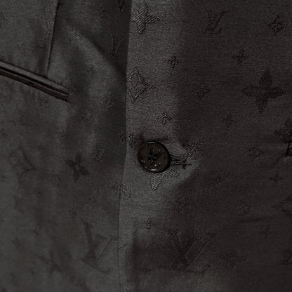 All-over Thistles jacquard textured suit