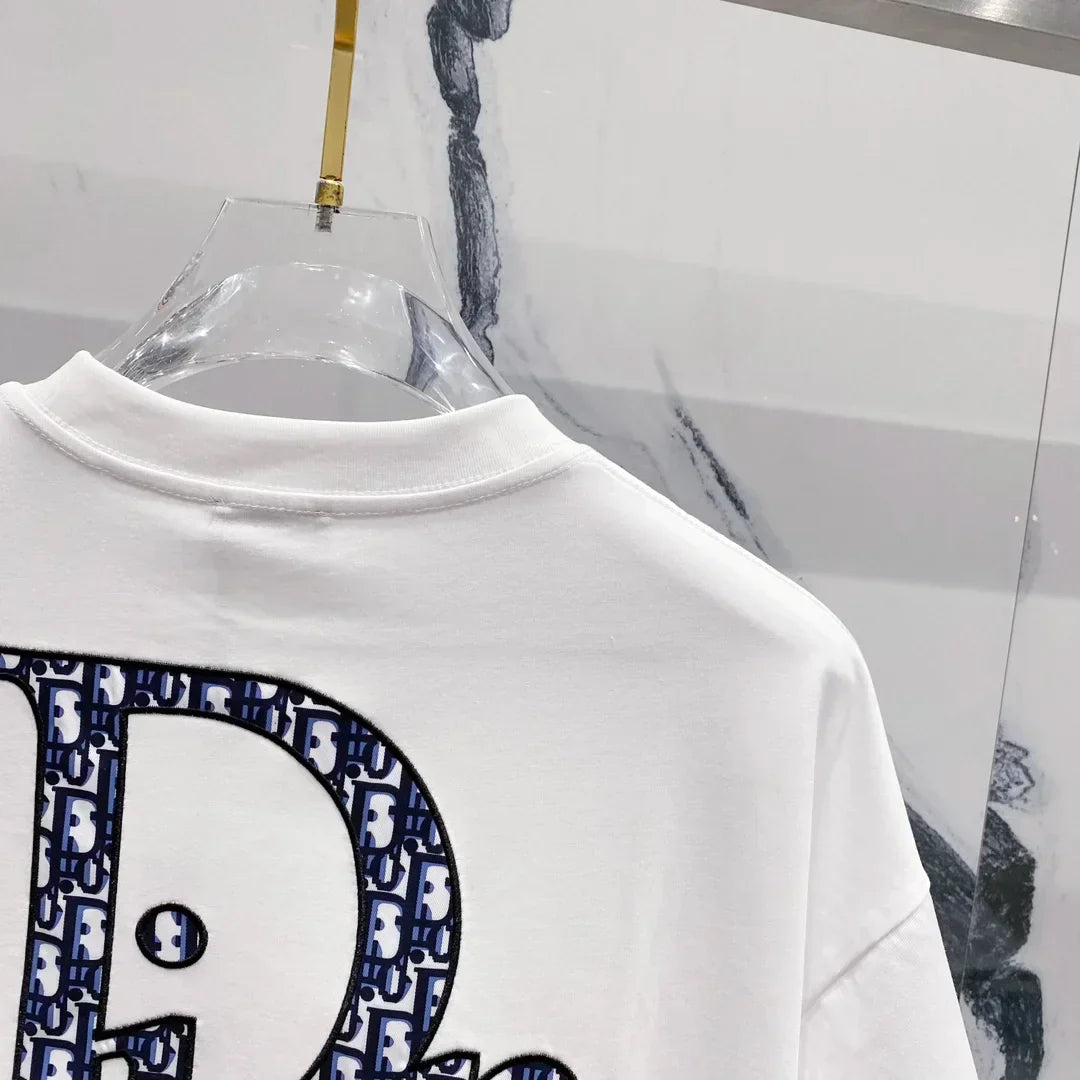 25SS letter embroidered short sleeves