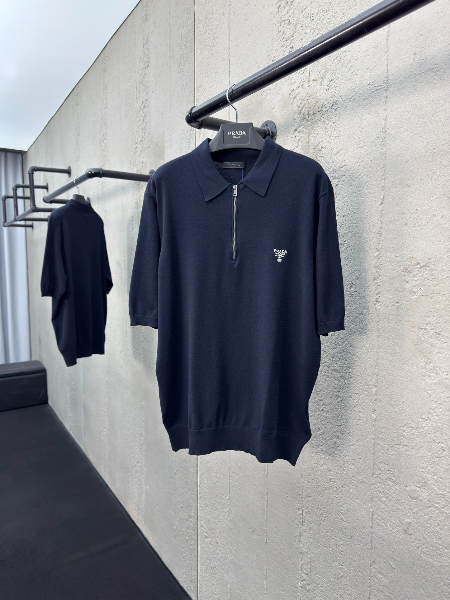 25 Embroidered woolen POLO shirt