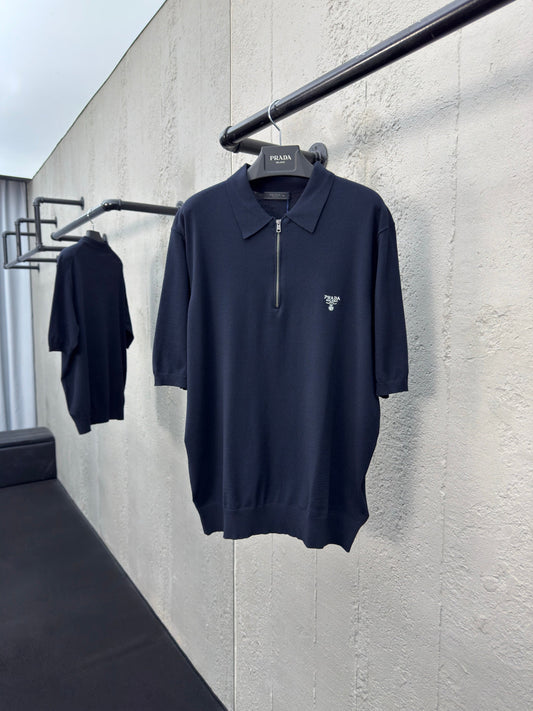 25 Embroidered woolen POLO shirt