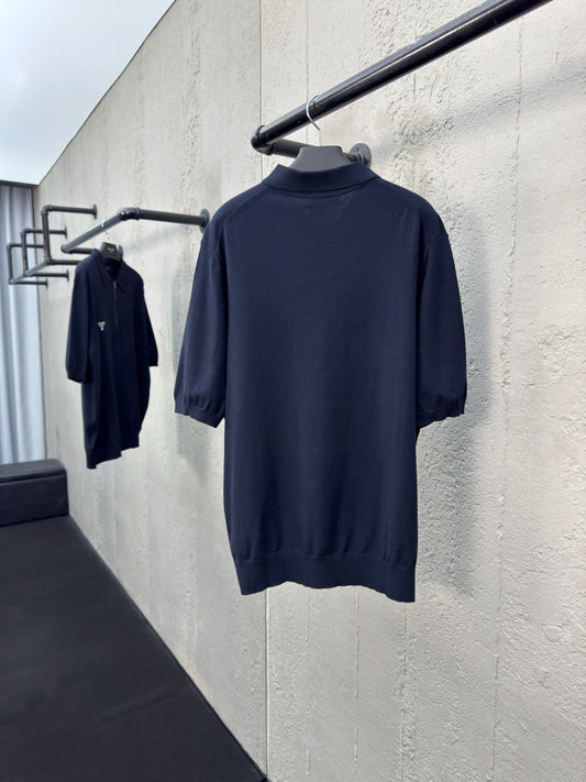 25 Embroidered woolen POLO shirt