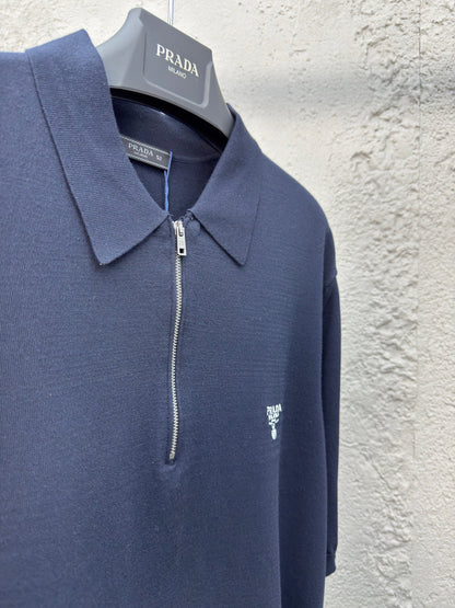25 Embroidered woolen POLO shirt