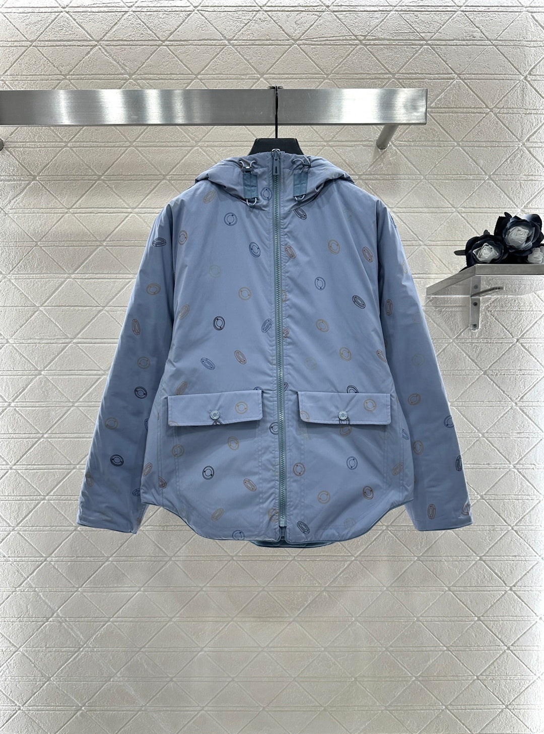 25fw Hide hood, wear cotton jacket on both sides