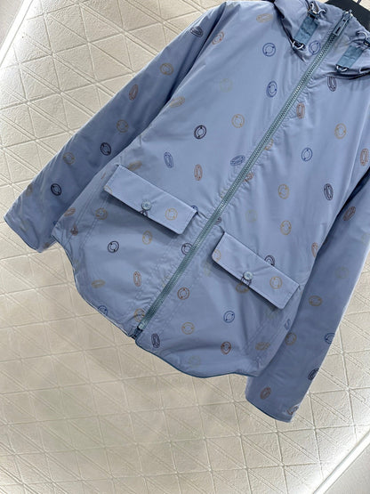 25fw Hide hood, wear cotton jacket on both sides