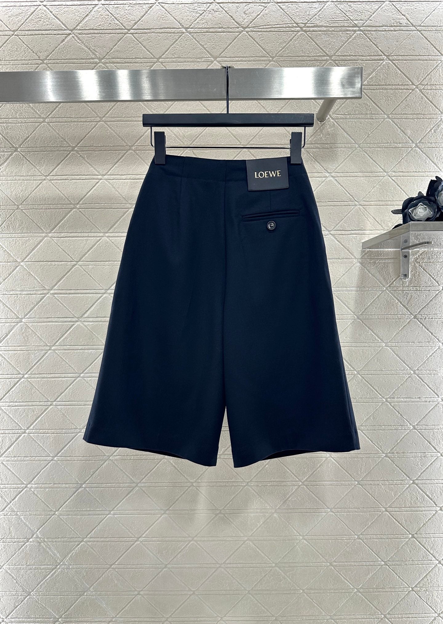 25fw Elastic pleated shorts
