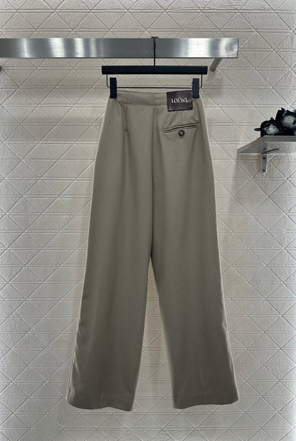 25fw Elastic pleated pants
