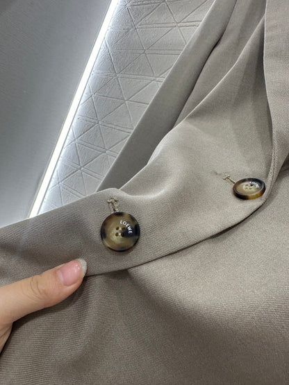 25fw Elastic pleated suit jacket