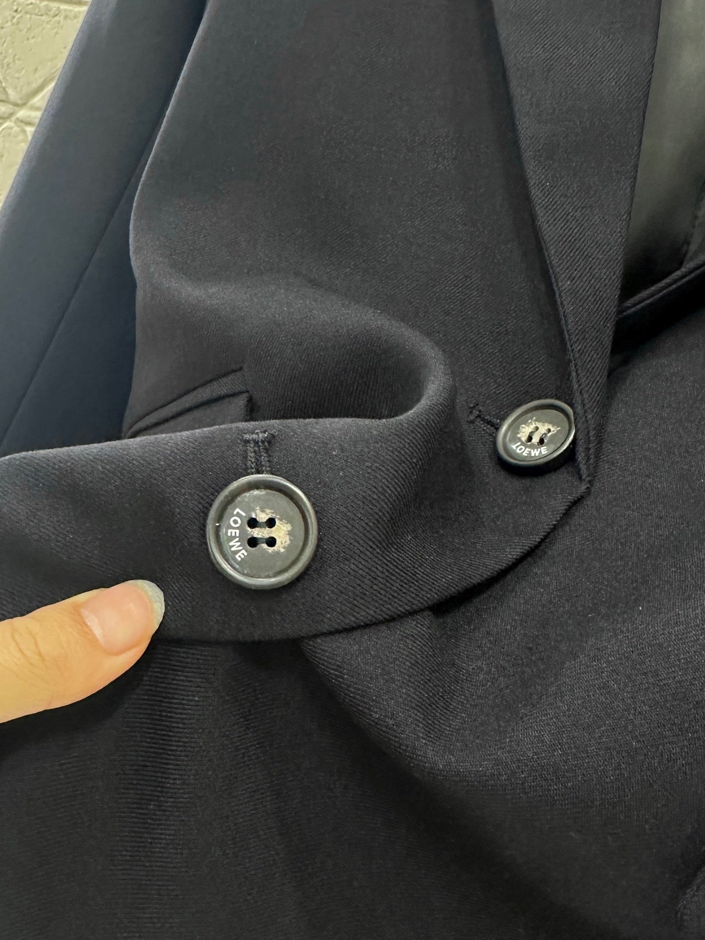 25fw Elastic pleated suit jacket