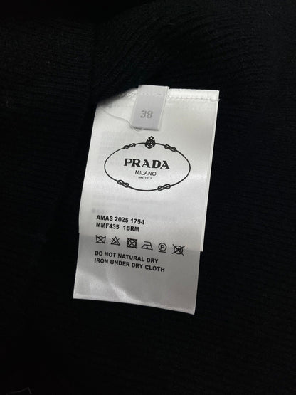 25fw Half high neck triangular vest