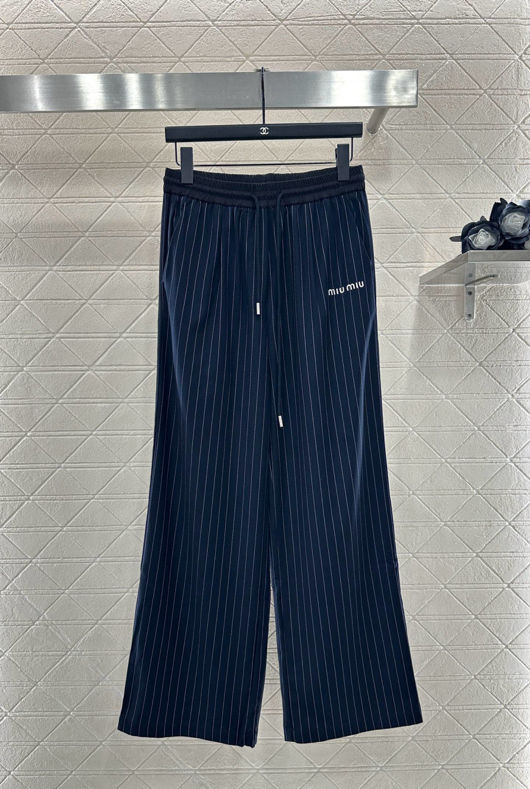25fw Silhouette striped suit set