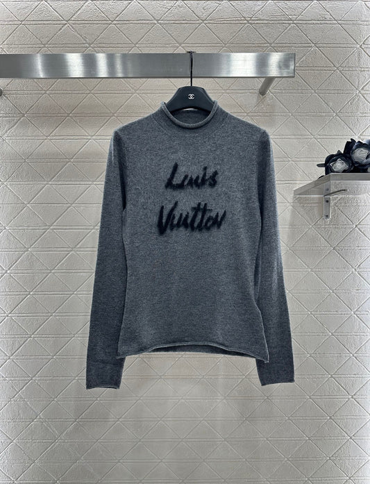25fw Alphabet Knitted Long Sleeve