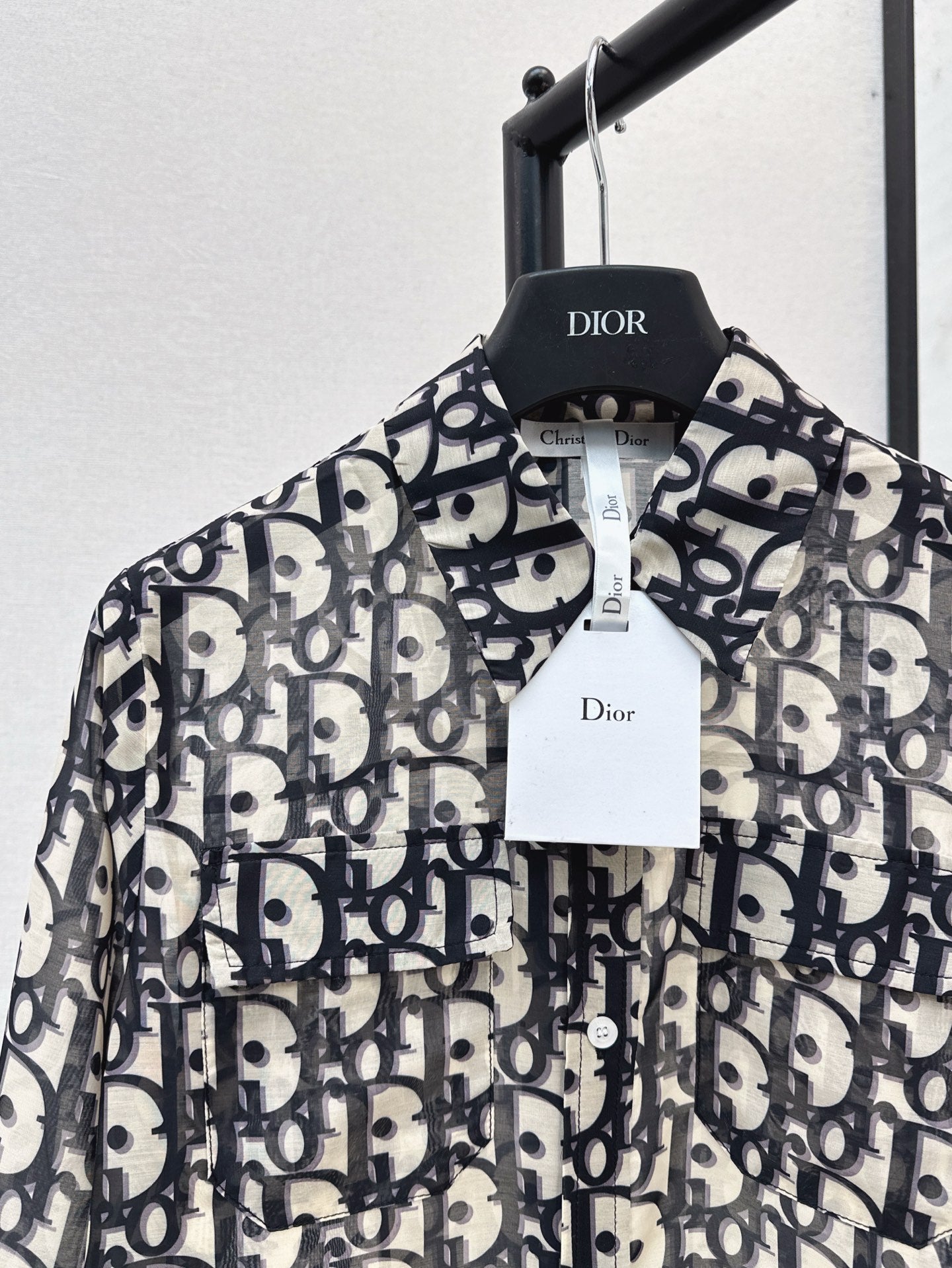 25fw Floral pattern shirt