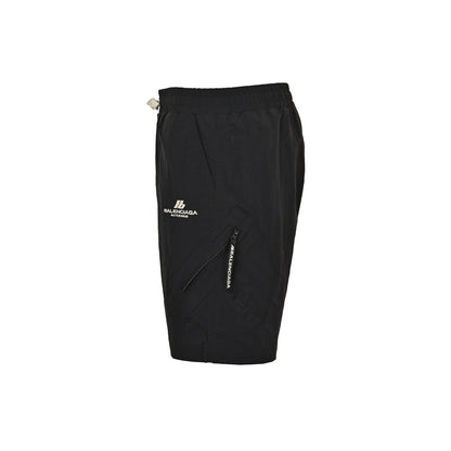 Ba 25 Embroidered letter logo shorts