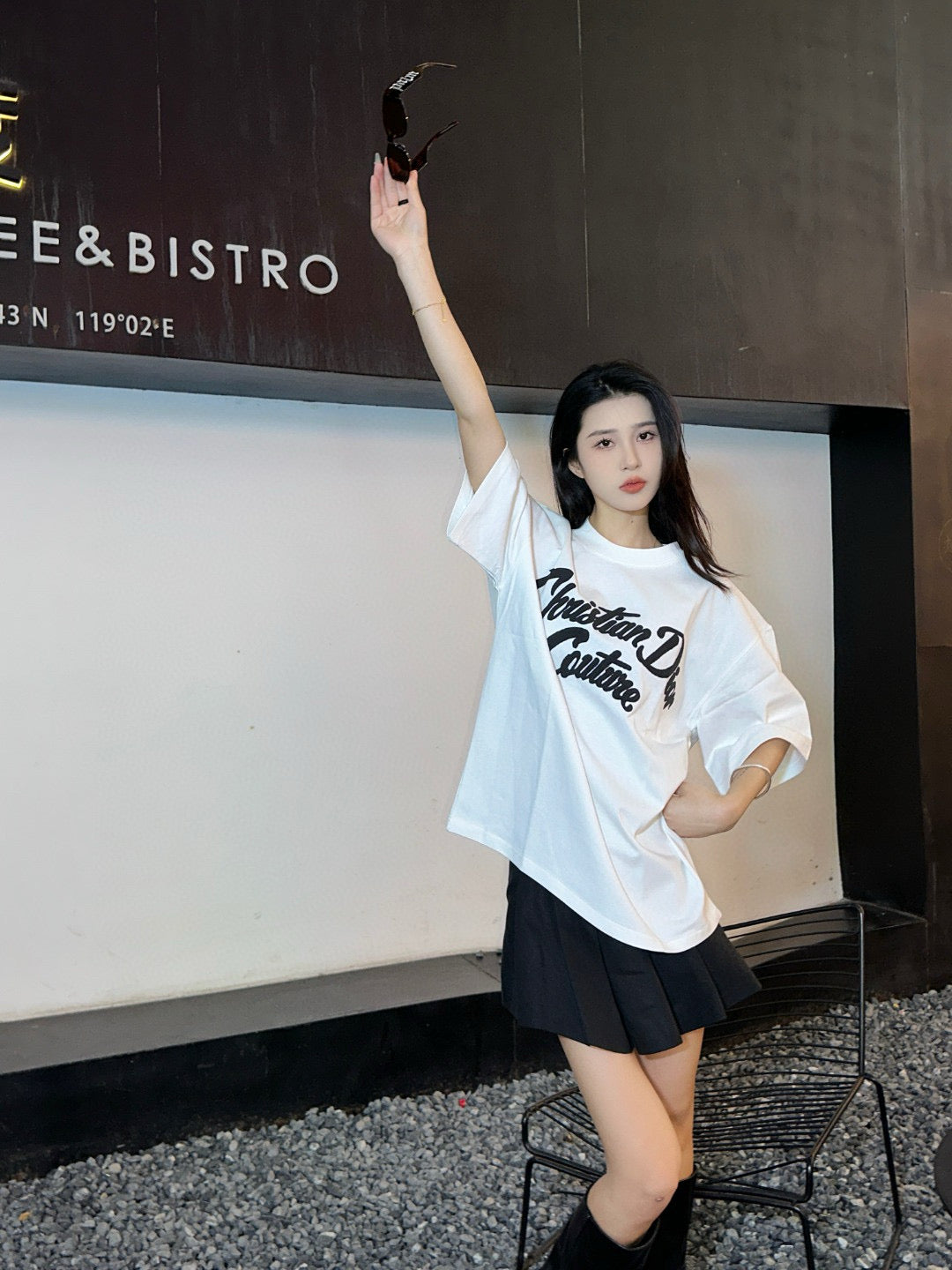 25ss foam letter print short sleeves