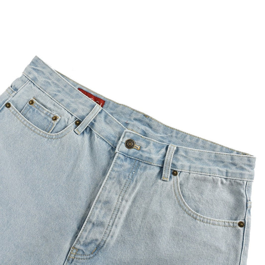 G 25 Washed blue denim shorts