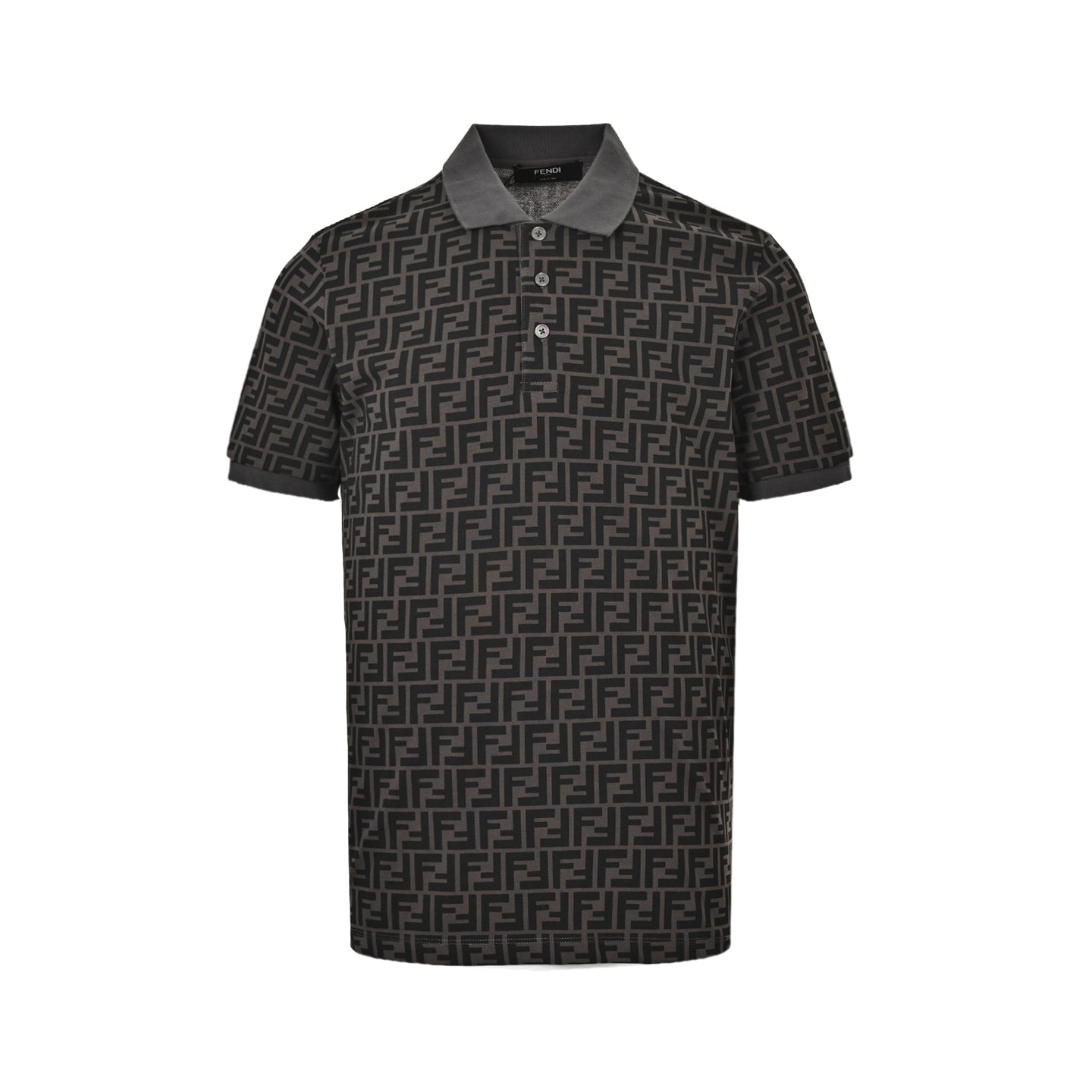 Double F full printed Polo short sleeved shirt
