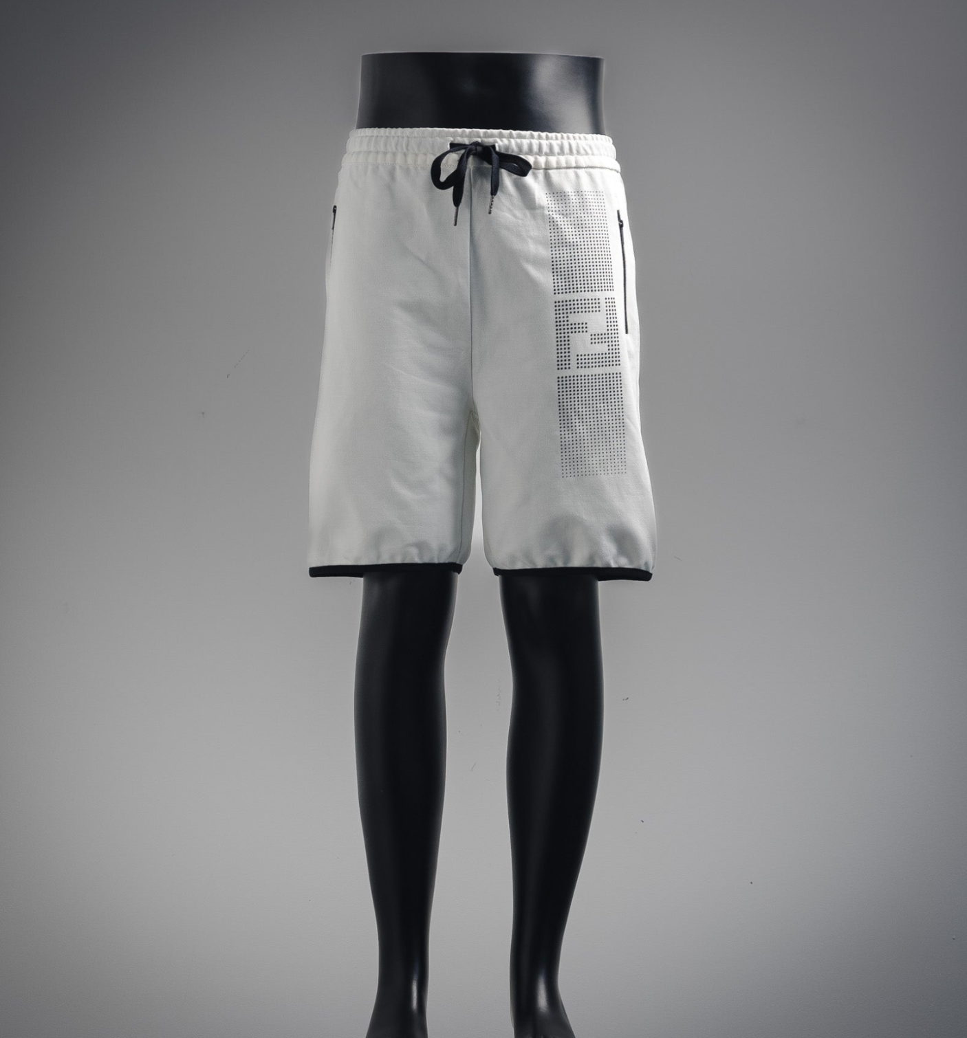 25ss Single side wave dot double F shorts