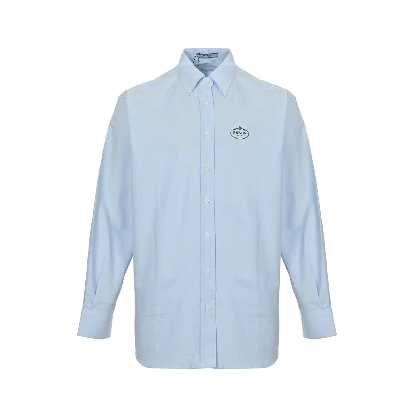 25Fw Round Label Embroidered Long-Sleeve Shirt