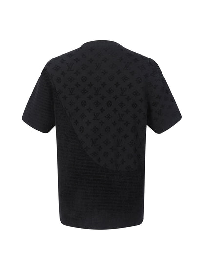 25SS Jacquard Short Sleeve Round Neck Shirt