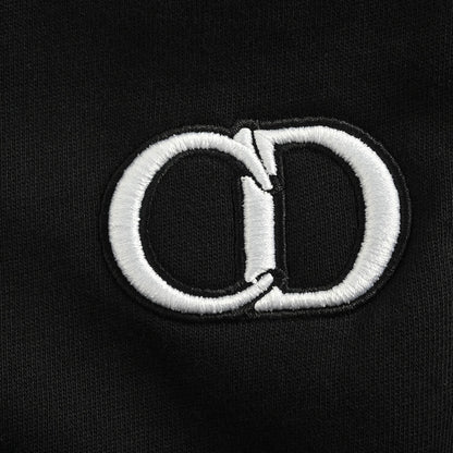 jacquard webbing trousers with embroidered logo