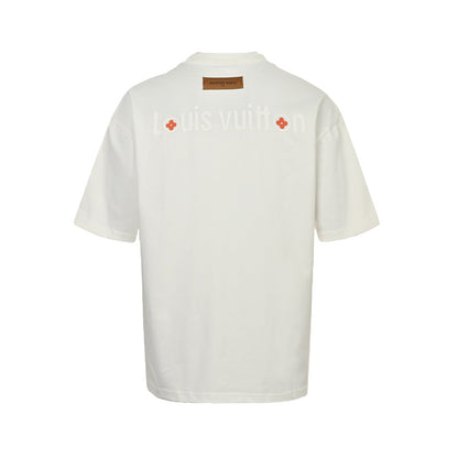 25ss silicone tri print short sleeved shirt