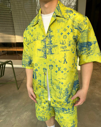 Park printed shirts with short sleeves