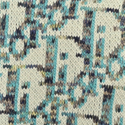 25Fw all-over print monogram jacquard sweater