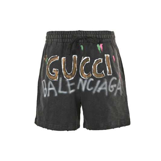 BA 25 Hand drawn graffiti letters looped shorts