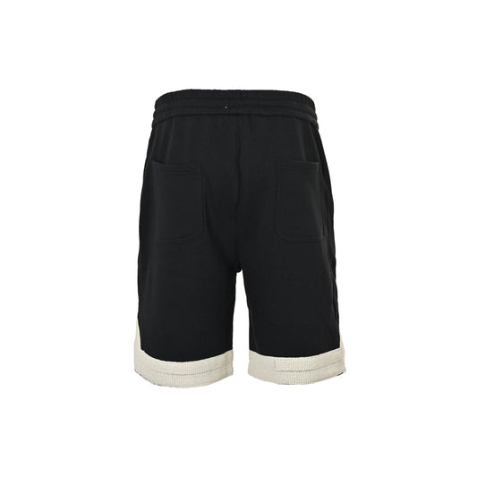 25 Color blocked woven woven ribbon embroidered shorts
