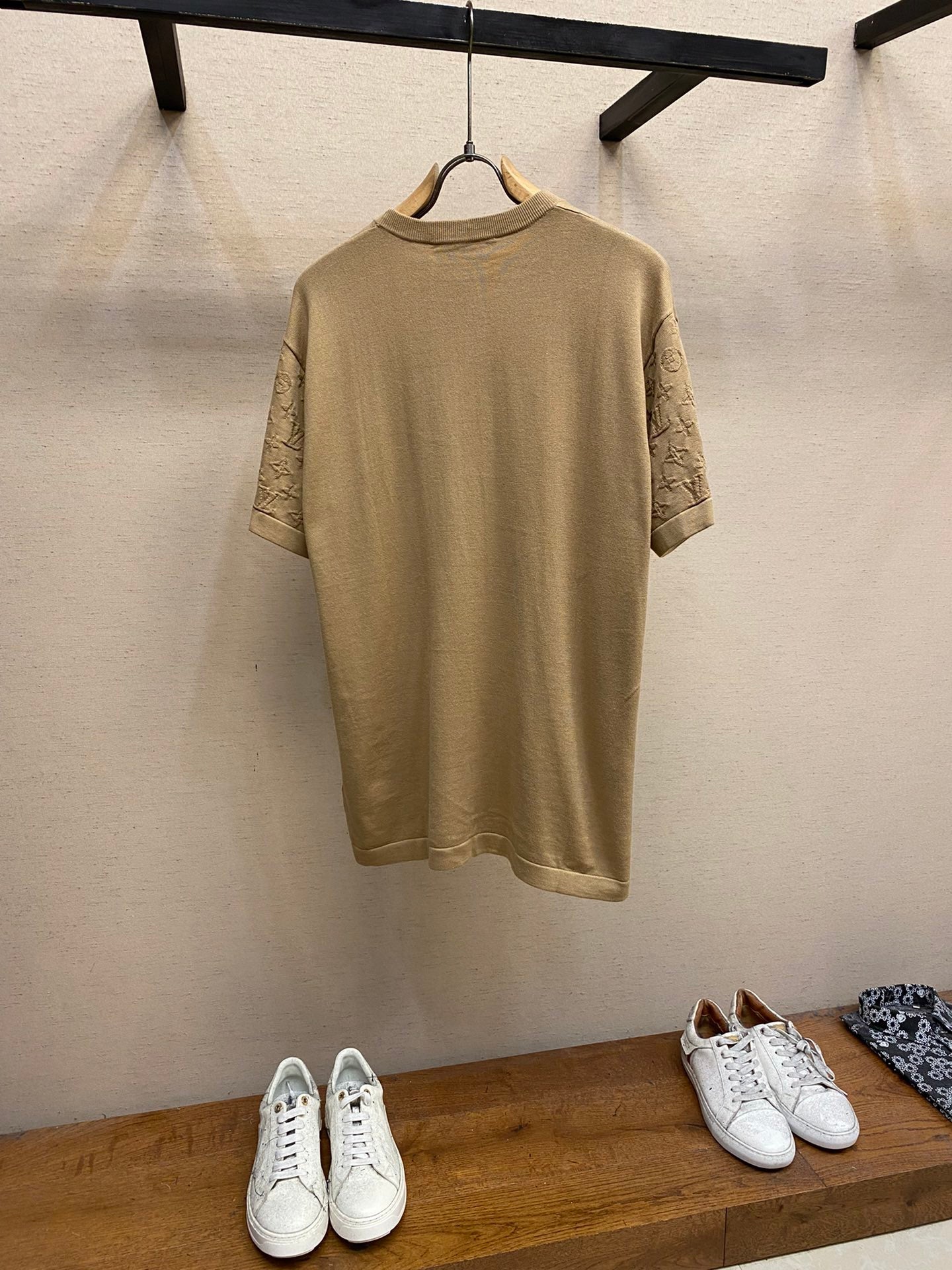 25ss sleeve jacquard T-shirt