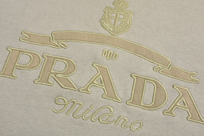 Patch embroidered washed hooded sweatshirt