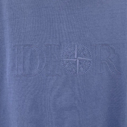 embroidered monogram short sleeves