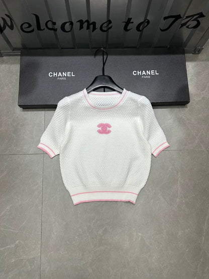 New  flocked short sleeves