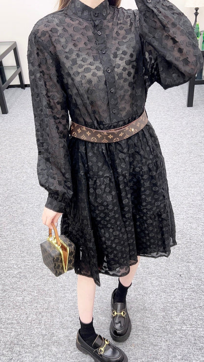 25fw Jacquard dress