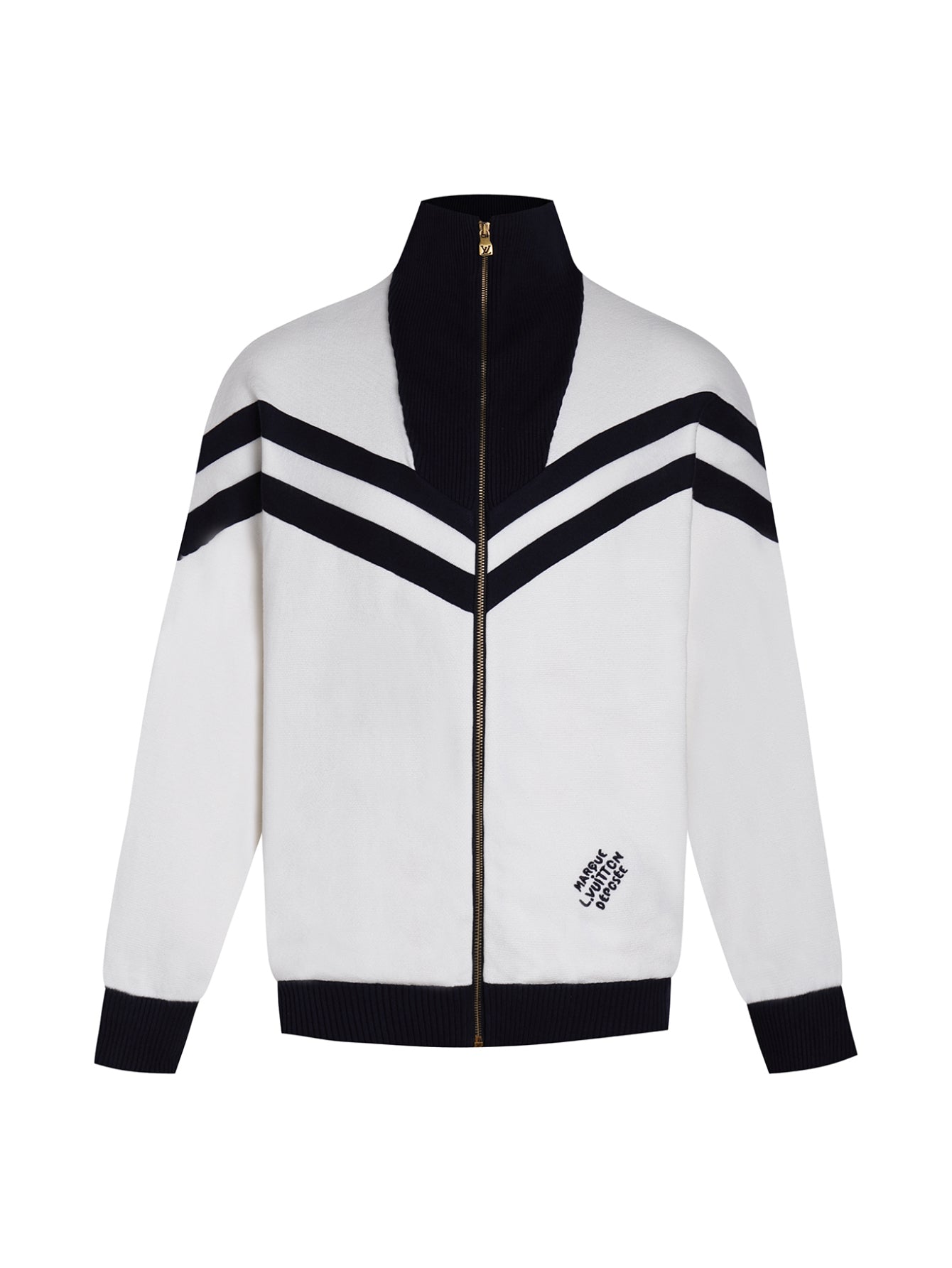 25fw new stand collar knitted jacket
