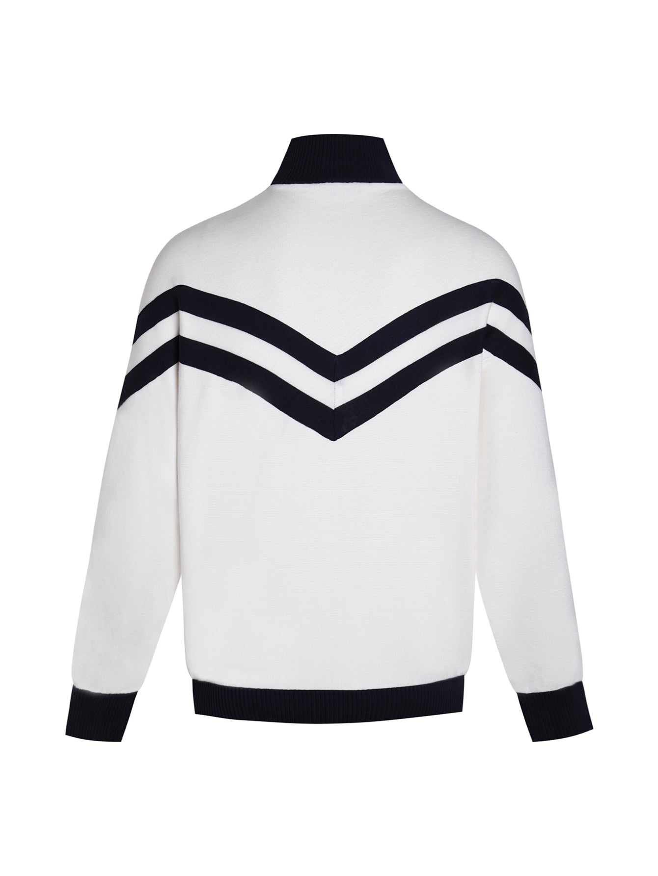 25fw new stand collar knitted jacket