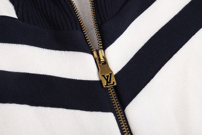 25fw new stand collar knitted jacket