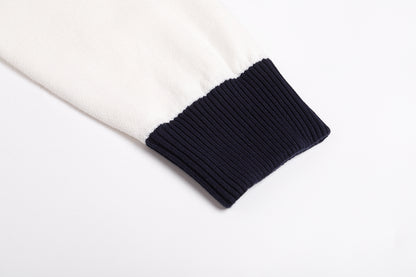 25fw new stand collar knitted jacket