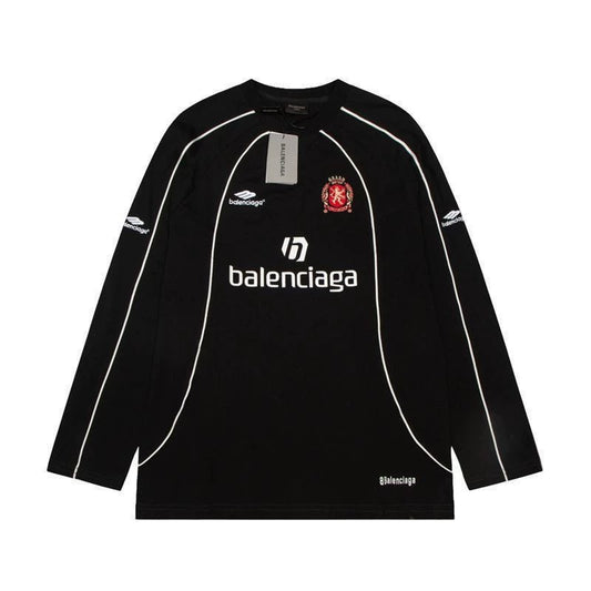 25 Long-sleeve patchwork jersey  T-shirt