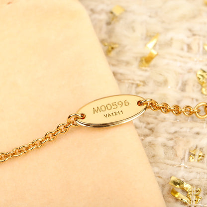 Classic logo letter necklace