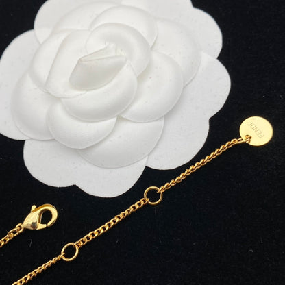 New letter diamond necklace