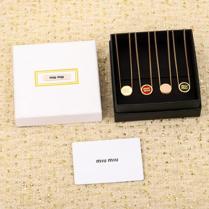Classic letter logo necklace