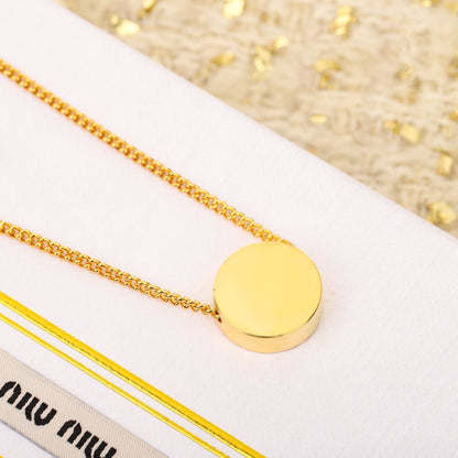 Classic letter logo necklace