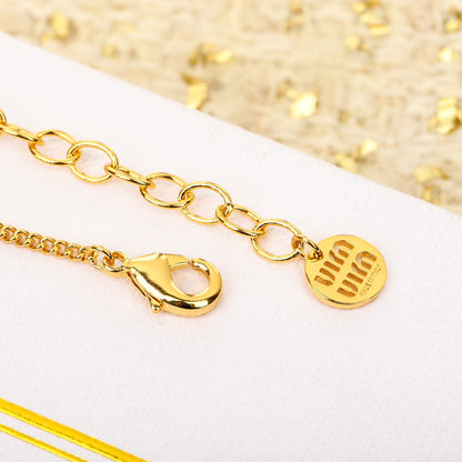 Classic letter logo necklace